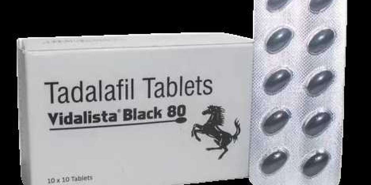 Vidalista Black Pill Tadalafil For Erectile Dysfunction